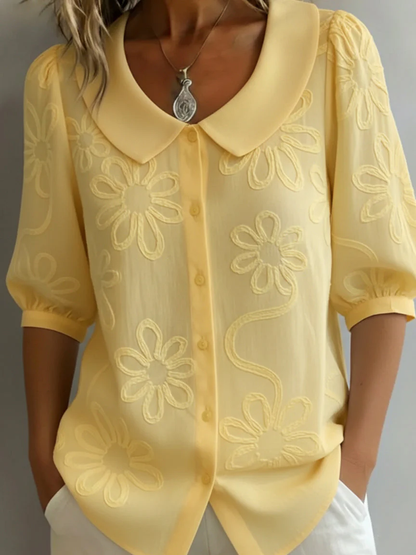 CAMICETTA LEGGERA FLOREALE ELEGANZA NATURALE